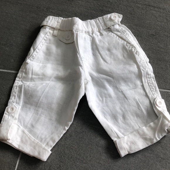Seed baby white linen pants - Picture 1 of 3